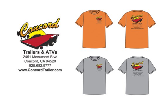 Logotypes: Concord Trailer Logo and T-Shirt Design