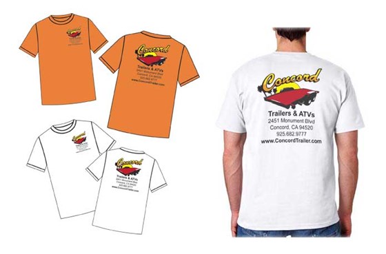 Logotypes: Concord Trailer Logo and T-Shirt Design